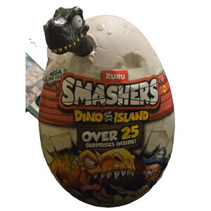 Smashers Dino Island Mega Egg by ZURU – 25 Surprises, New